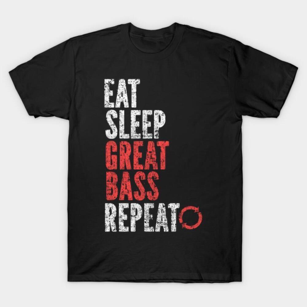 Eat Sleep Great Bass Repeat Halloween Tshirt